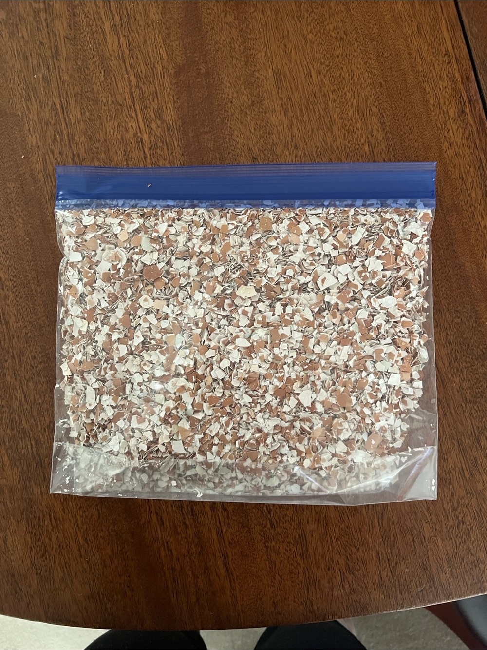 Bag of Organic Hand Crashed Egg Shells ,washed, 4 pounds.